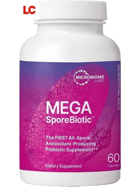 Microbiome Labs, MegaSporeBiotic, пробиотики, для поддержки пищеварительной системы, 60 капсул1