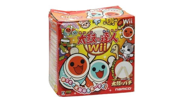Барабаны Namco Taiko no Tatsujin Wii для Nintendo Wii в коробке Винтаж