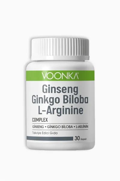 Voonka Женьшень Гинкго Билоба L-Arginine 30 Капсула