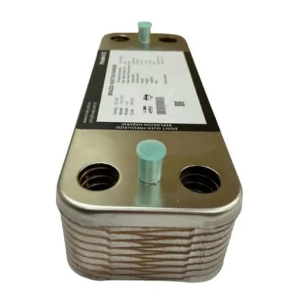 Теплообменник ГВС 16 пластин, 166 мм, для котлов BAXI арт. 711612800; 71161300