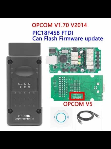 Автомобильный диагностический сканер OPCOM V1.70 V5 V1.99 OB