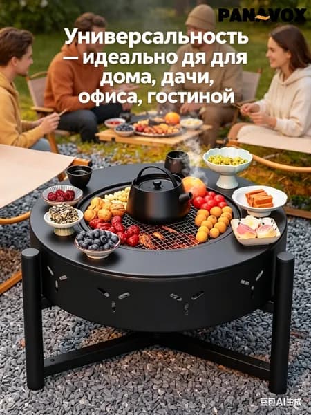 Печь-камин Напольная установка