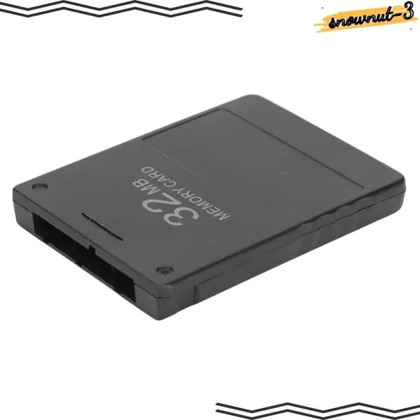Game Memory Card for PS2, Удобная и портативная, для всех версий PS2 черное