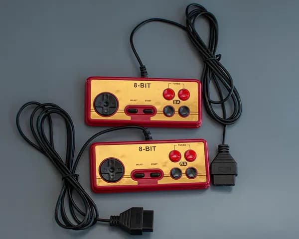 Джойстик гейпад 8 Gamebit для приставок 8bit 15пин широкий разъем 2шт.