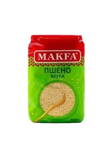 Крупа Пшено МАКFА шлиф., 500г