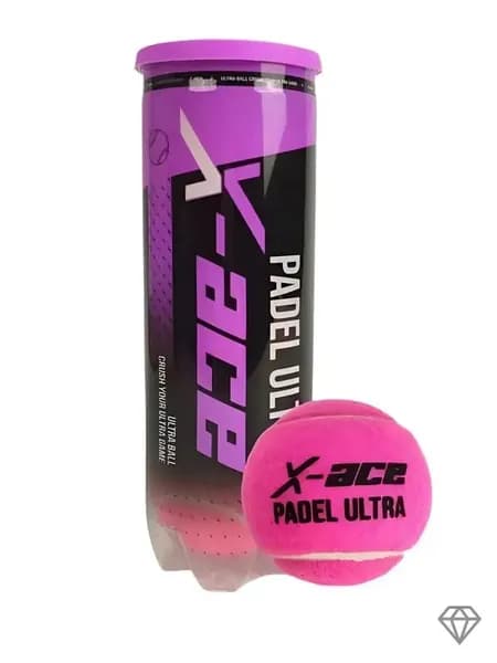 Теннисные мячи X-ACE/Padel/Pink для падел тенниса