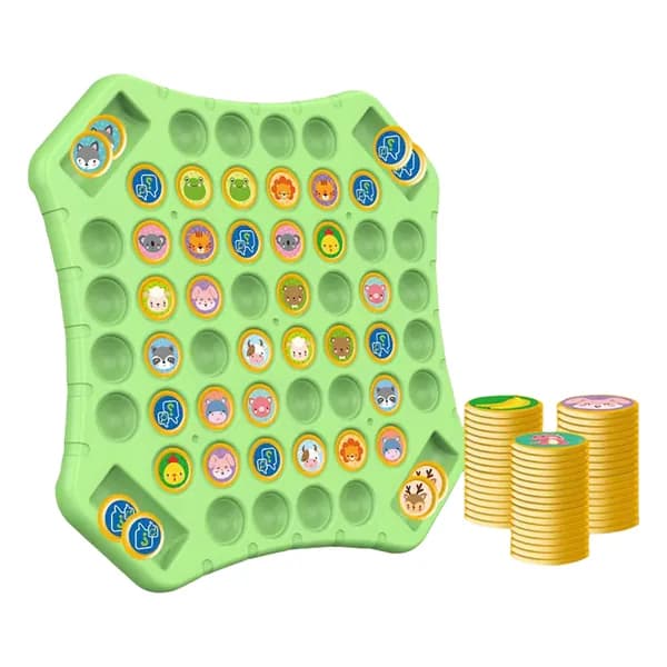 Шахматы с Темой Животных/Фруктов для Семейных Игр