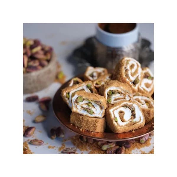 рахат-лукум с карамельным печеньем и фисташками 250 г