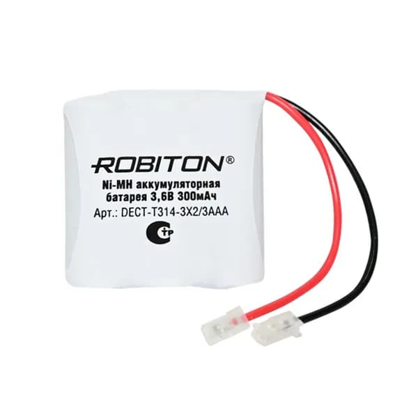 Батарея аккумуляторная ROBITON DECT-T314-3X2/3AAA (аналог Т314) для DECT-телефонов