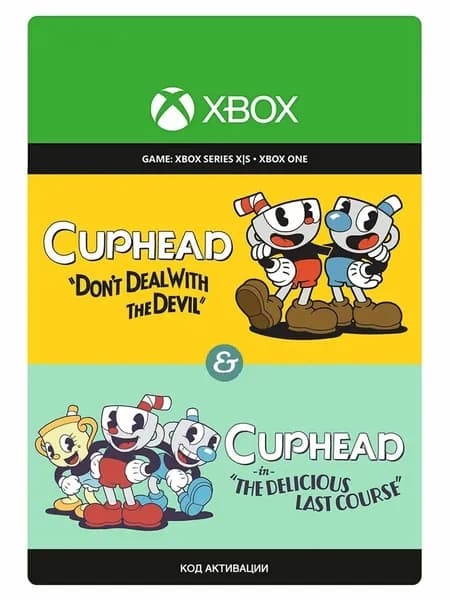Игра Cuphead & The Delicious Last Course (2в1) для Xbox One, Series X S, Русский язык, электронный ключ