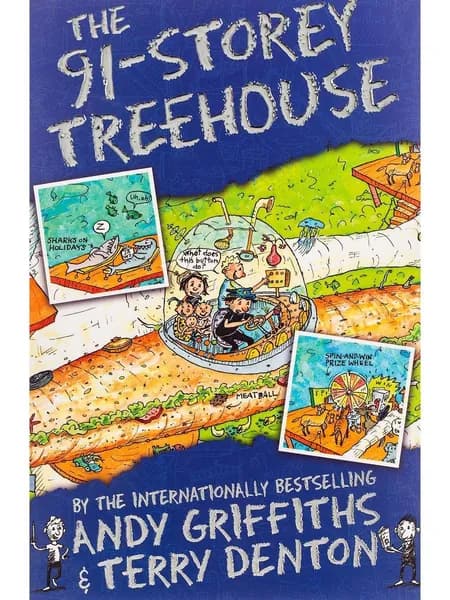 The 91-Storey Treehouse книга на английском языке для детей из популярной серии