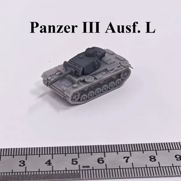 Миниатюрная модель танка в масштабе 1:144, напечатанная на 3D-принтере, из смолы, основные боевые танки Германии Второй мировой войны Tiger I/Tiger II/Panther/Panzer IV