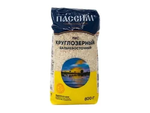 Пассим Рис круглозерный Дальневосточный, 800 г