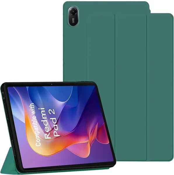 Противоударная крышка с подставкой Мягкая задняя крышка TPU для Xiaomi Redmi Pad2 (WiFi) 11-дюймовый планшет 2025