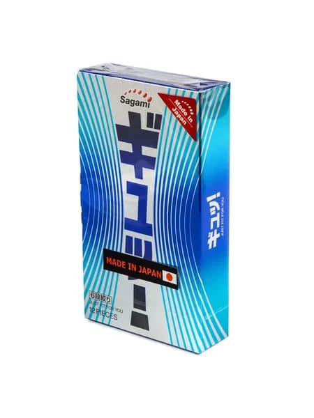 Презервативы японские Sagami 6 Fit V Premium 12 шт. Волнистая форма, Без соска-накопителя