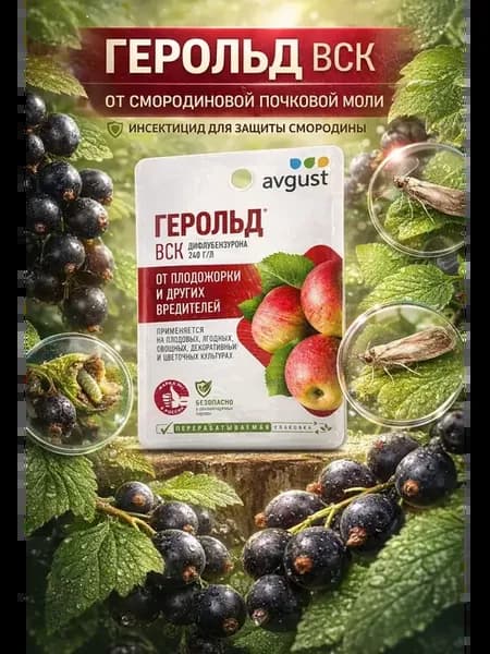 Инсектицид Герольд от почковой моли, дифлубензурон для сада