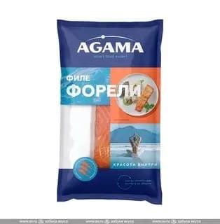 Форель филе на коже, Agama, 400 г