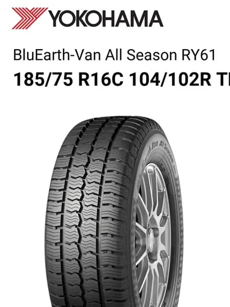 Шины всесезонные 185 75 R16C 104 102R TL BluEarth-Van Al