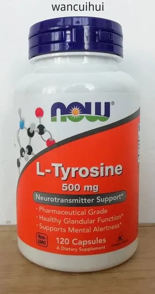 NOW Тирозин 500 мг 120 капс. (NOW L-TYROSINE 500mg 120 VCAPS.)