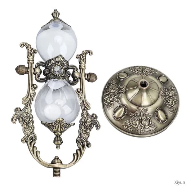 Песочные часы в винтажном стиле из цинкового сплава точный таймер для концентрации и старинный аксессуар интерьера