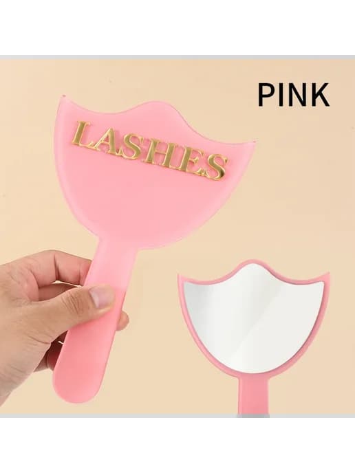 Профессиональное зеркало для наращивания ресниц Pink