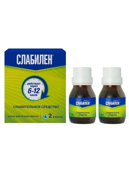 Слабилен капли д/приема внутрь 7,5мг/мл 15мл фл. №2