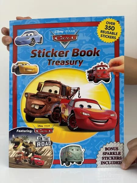 Disney Pixar Cars Sticker Book Treasury Phidal Publishing / 2017