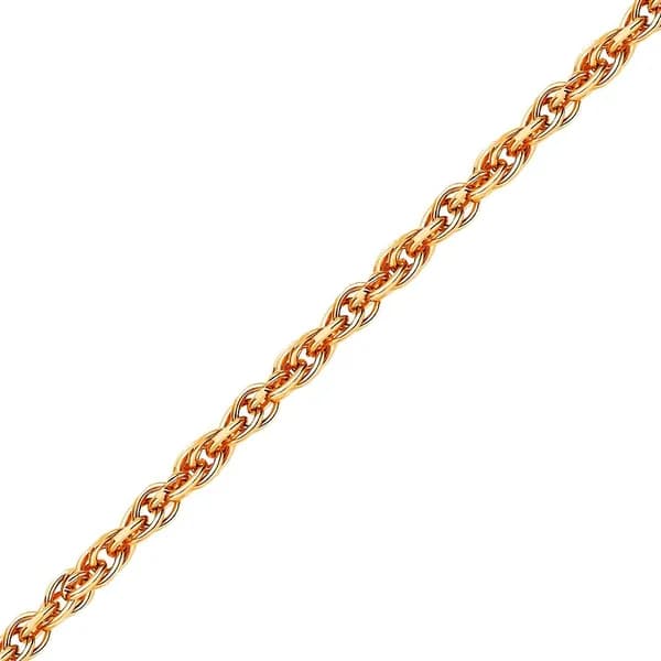 Браслет корда из красного золота 375 пробы 585GOLD