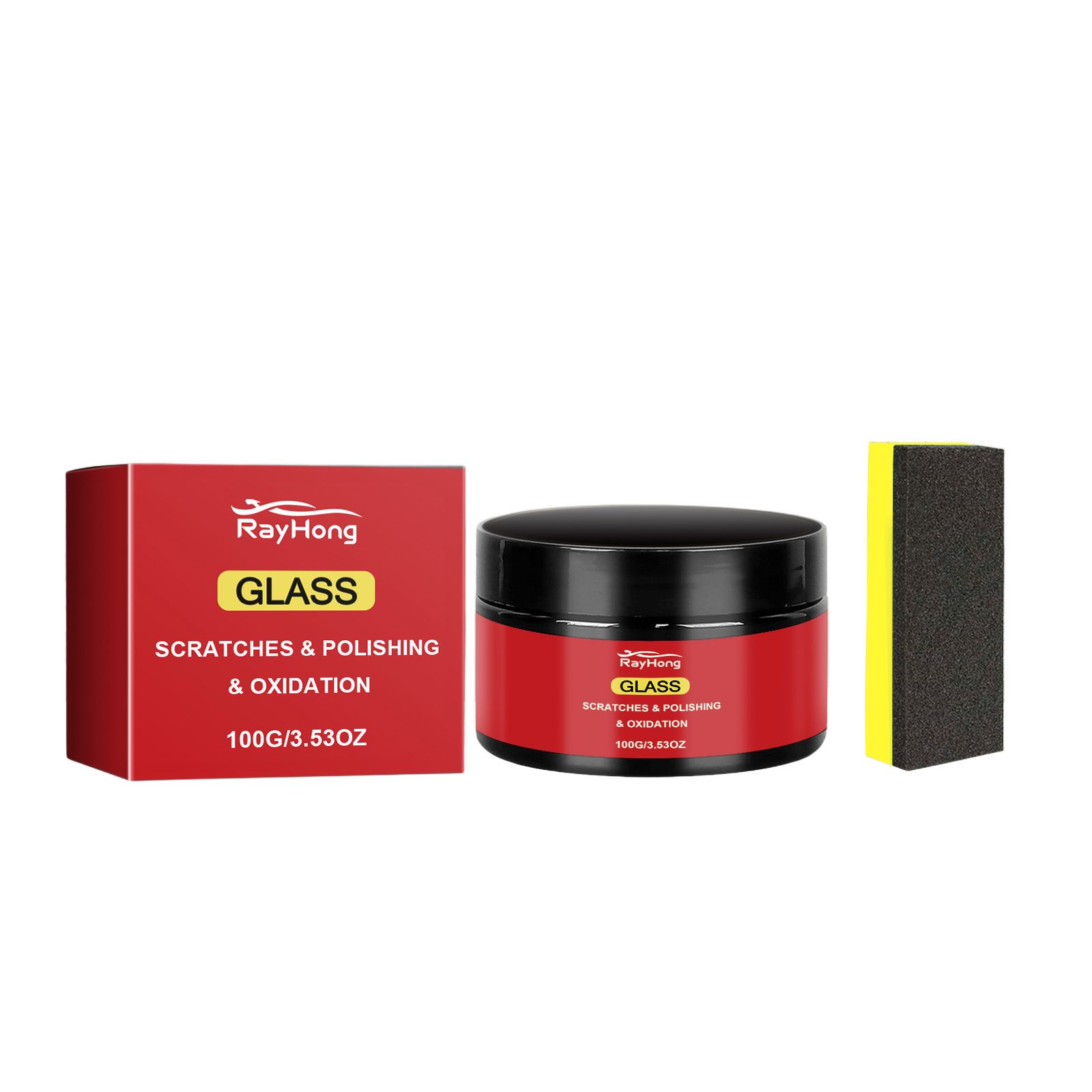 Паста автомобильная, 100G 1 губка 1