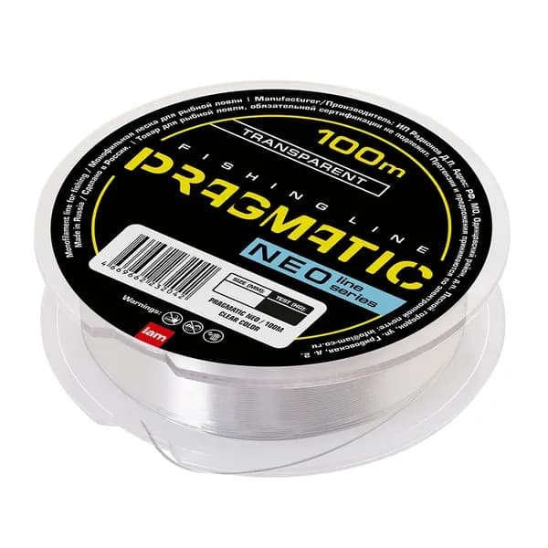 Монофильная леска для рыбалки / рыболовная леска PRAGMATIC NEO 100м 0.2 мм 1 шт.
