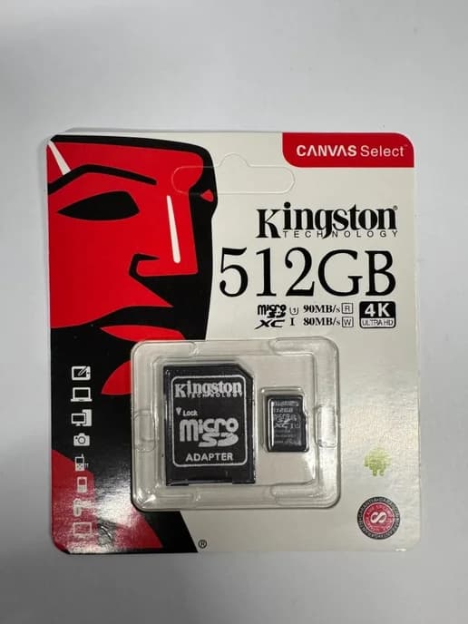 Мощная карта памяти microSD 512 Гб для устройств