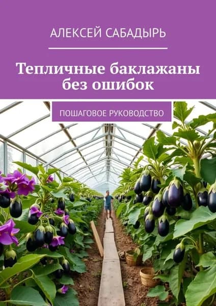 Тепличные баклажаны без ошибок. Пошаговое руководство | Сабадырь Алексей | Электронная книга