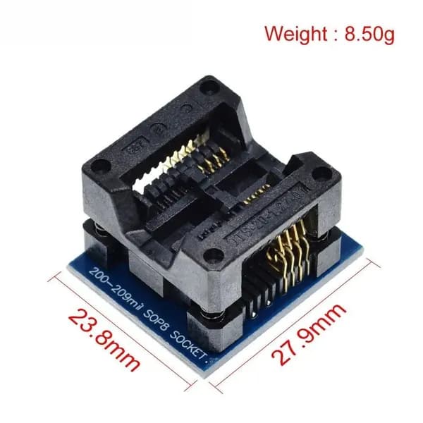 SOIC8 SOP8 SOP16-DIP8 Широкофюзеляжное сиденье шириной 150 мил 200 мил 208 мил 300 мил Программатор Гнездо адаптера SOP8 для тестирования микросхем