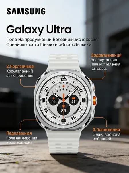 Galaxy Watch Ultra от стиль и прочность