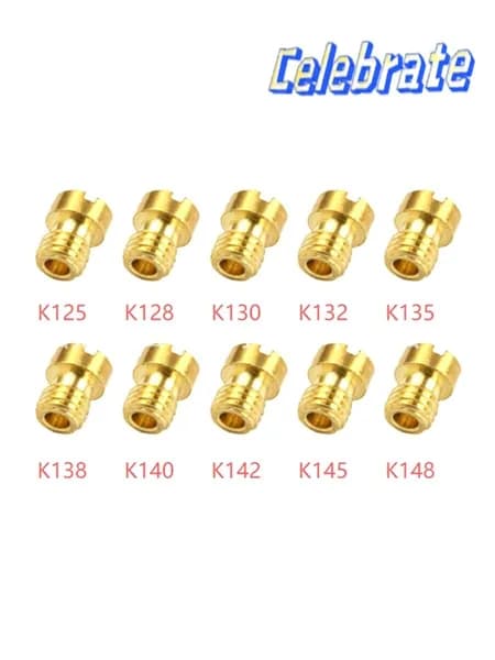 Для Скутера, 10 Шт., Главный Жиклер Карбюратора PE24/26/27/30 Halma CG-125, Инжектор