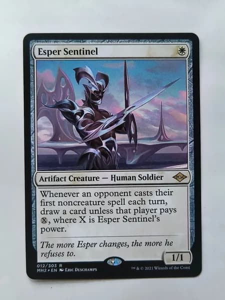 Портативные карты MTG Настройка и прокси Высокое качество без фольги Эспер Сентинель