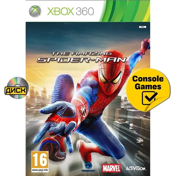 Игра Xbox 360 Новый Человек-Паук (The Amazing Spider-Man) (русская версия) (XBox 360, Русская версия)