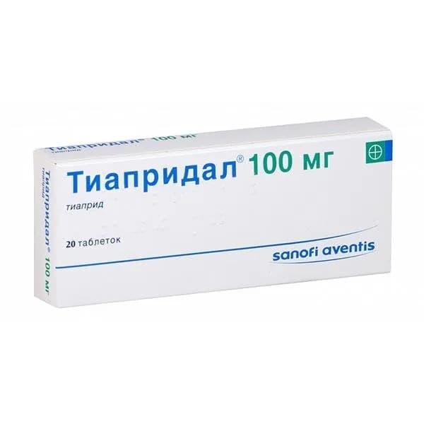 Тиапридал таблетки 100мг 20шт