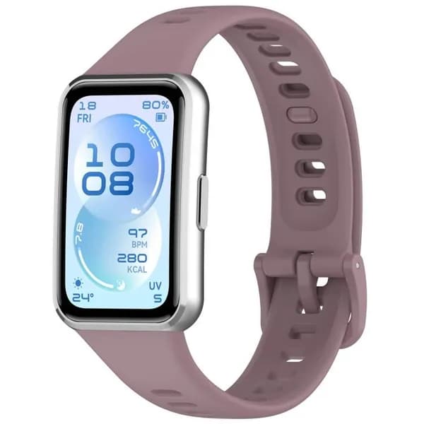 For Huawei Band 11 Pro / 11 xDfind Гладкий однотонный дышащий силиконовый ремешок для часов