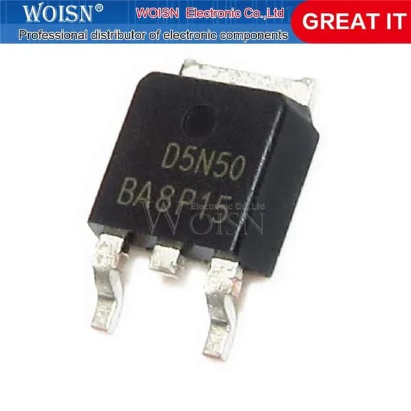 10шт./лот AOD5N50 D5N50 TO-252 Интегральная схема