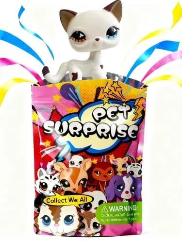 Pet Shop #577c,лпс игрушки,Короткошерстная кошка,подарок для девочки(С упаковочным пакетом)