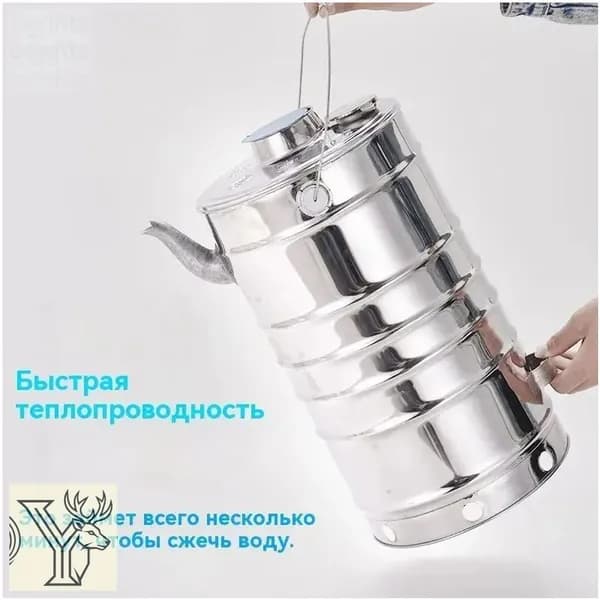 Дровяной чайник бытовой- Kpenknn