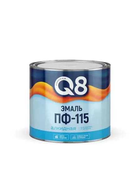 Эмаль Formula Q8 ПФ-115 желтая, 0,4 кг