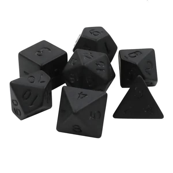 Набор полиэдральных игральных костей 7x D4 D6 D8 D10 D12 D20