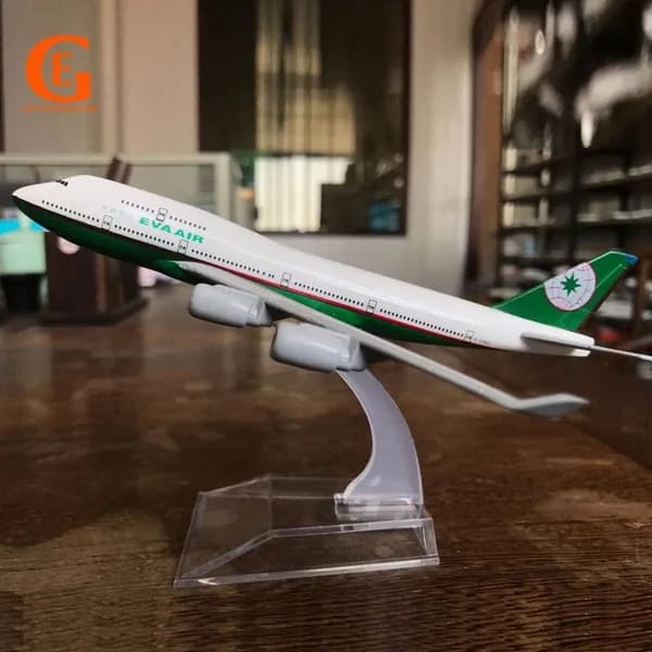 Металлическая Модель Самолета Боинг 747, Китайские Eva Airways