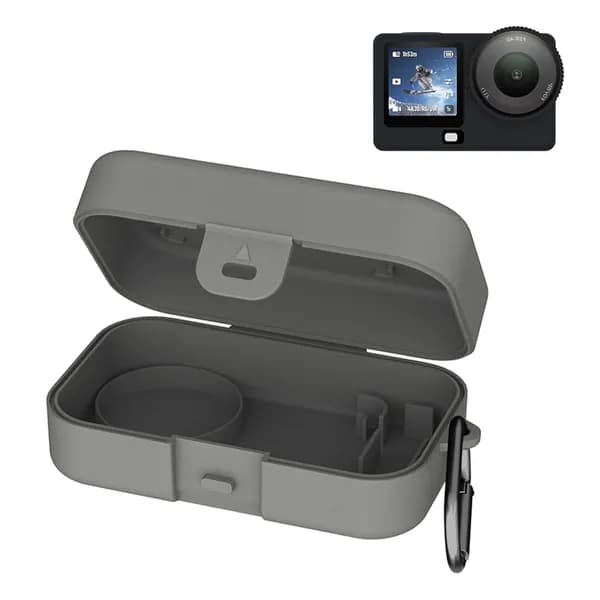 Чехол для экшн-камеры DJI Osmo Action 6 из пластика, ударопрочный, серый