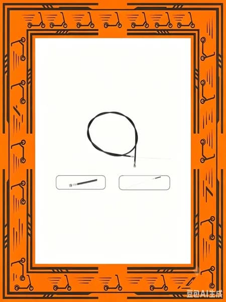 Ремкомплект тормозного шнура Kukirin G2 Pro/G2Max/G2Master, сталь, 150г, надежное торможение, легкая установка