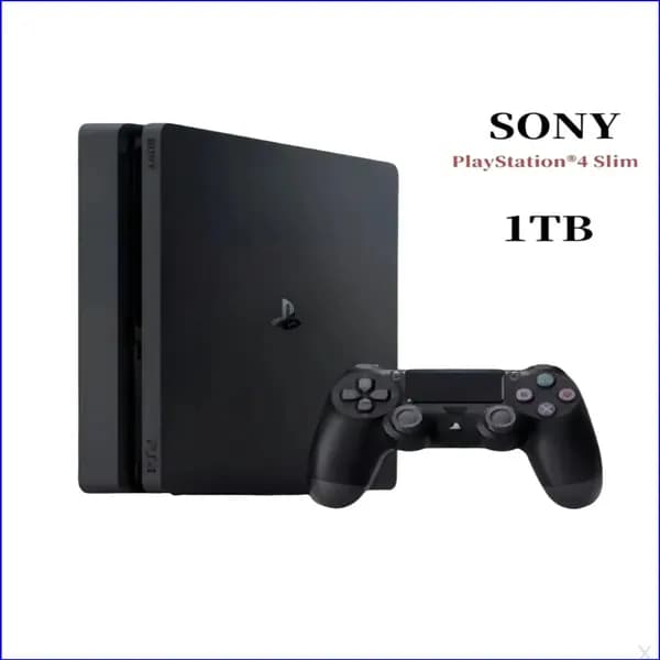 Игровая станция Sony PS4 Slim 1TB, международная русифицированная комплектация, поставляемая в эксклюзивном абсолютно новом фирменном боксе