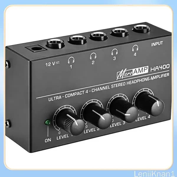 HA400 4-Канальный Ультракомпактный Усилитель звука Для наушников Microamp Amplifier