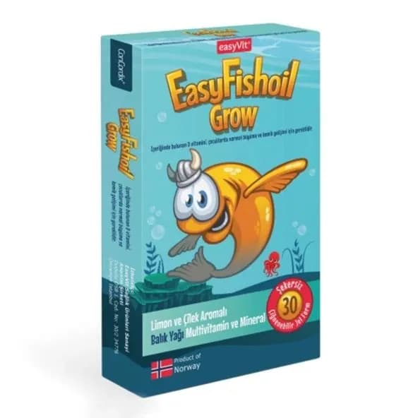 EasyFishoil Grow 30 жевательных гелевых таблеток